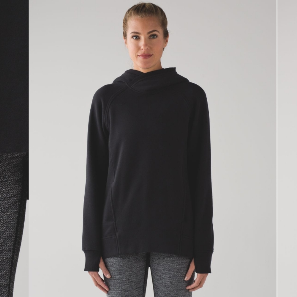 Lululemon fleece please pullover hoodie